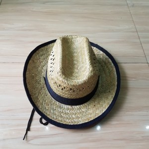 카우보이 대나무 모자