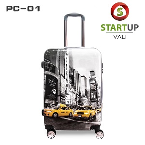 PC01 스타트업 플라스틱 수트케이스