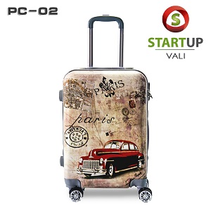 PC02 스타트업 플라스틱 수트케이스